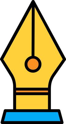 Pen Tool Icon Design Symbol
