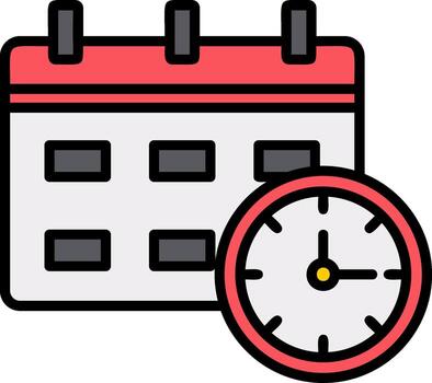 Schedule Icon Design Symbol vector