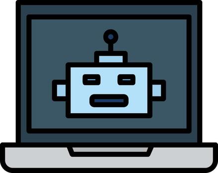 robot icono diseño símbolo vector