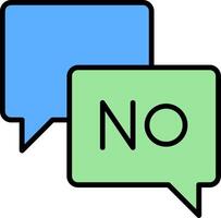 Say No Icon Design Symbol vector