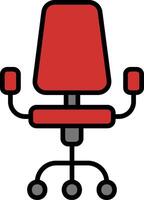 Desk Chair Icon Design Symbol vector