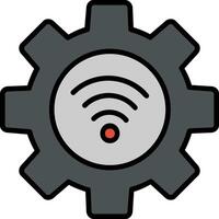 Setting Icon Design Symbol vector