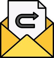 Reply Message Icon Design Symbol vector