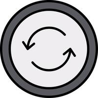 Refresh Icon Design Symbol vector