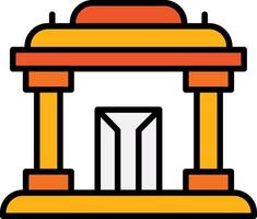 Museum Icon Design Symbol vector