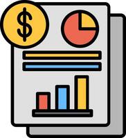 Income Statement Icon Design Symbol vector