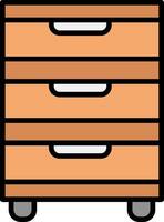 Cabinet Icon Design Symbol vector