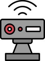 Motion Sensor Icon Design Symbol vector