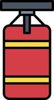 Punching Bag Icon Design Symbol vector