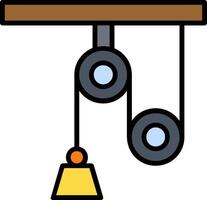 Pulley Icon Design Symbol vector