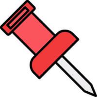 Push Pin Icon Design Symbol vector