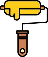 Paint Roller Icon Design Symbol vector