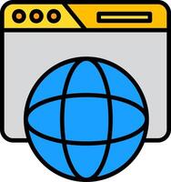 Online Presence Icon Design Symbol vector