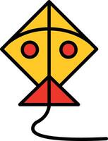 Kite Icon Design Symbol vector