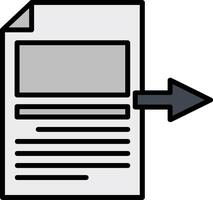 Document Icon Design Symbol vector