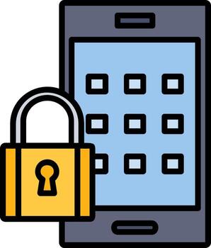 Passcode Icon Design Symbol vector