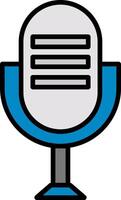 Microphone Icon Design Symbol vector