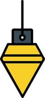Plumb Bob Icon Design Symbol vector
