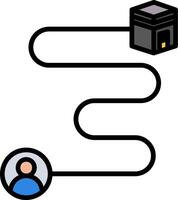 Route Icon Design Symbol vector