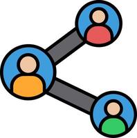 Network Icon Design Symbol vector