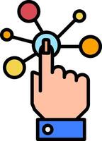 Interaction Icon Design Symbol vector