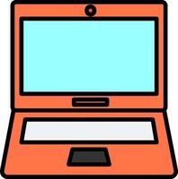 Laptop Icon Design Symbol vector
