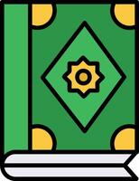 Quran Icon Design Symbol vector