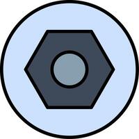Nut Icon Design Symbol vector