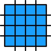 Grid Icon Design Symbol vector