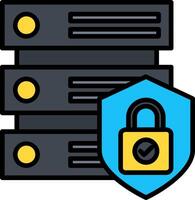 Database Icon Design Symbol vector