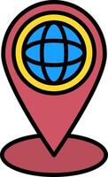 Geospatial Technology Icon Design Symbol vector