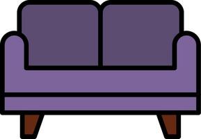 Sofa Bed Icon Design Symbol vector