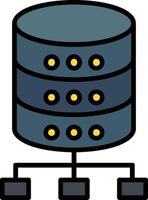 Database Icon Design Symbol vector