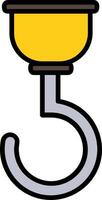 Hook Icon Design Symbol vector