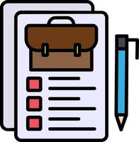 Job Description Icon Design Symbol vector