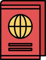 Passport Icon Design Symbol vector