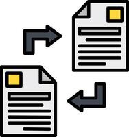 Data Transfer Icon Design Symbol vector