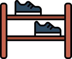 Shoe Rack Icon Design Symbol vector