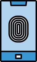 Fingerprint Icon Design Symbol vector