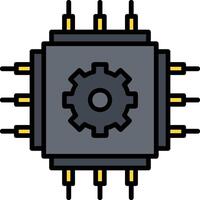 Cpu Icon Design Symbol vector