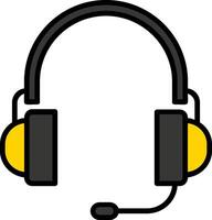 Headphone Icon Design Symbol vector