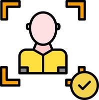 Face Scan Icon Design Symbol vector