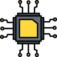 Cpu Icon Design Symbol vector