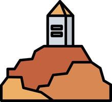 Mount Arafat Icon Design Symbol vector