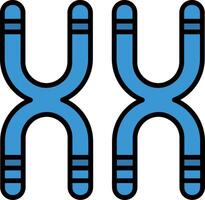 Chromosome Icon Design Symbol vector