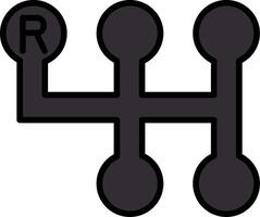 Gearshift Icon Design Symbol vector
