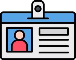 Identification Card Icon Design Symbol vector