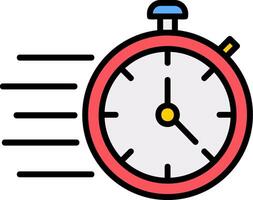 Fast Time Icon Design Symbol vector