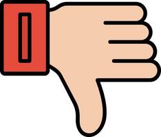 Dislike Icon Design Symbol vector