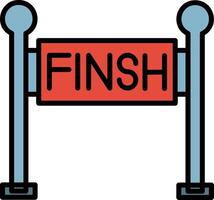 Finish Line Icon Design Symbol vector